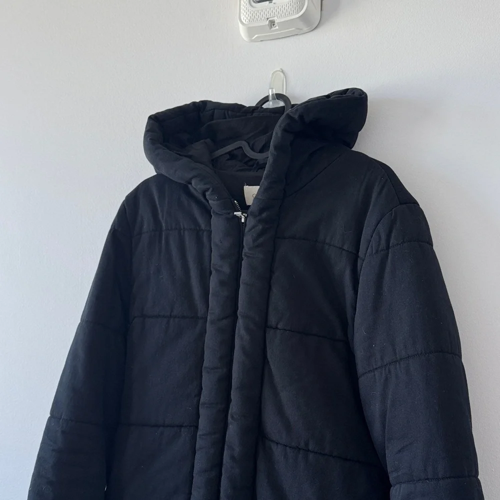 TNA Black Puffer Jacket for Women - Picture 2 of 7